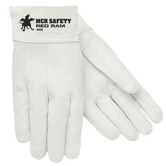 MCR Safety 4910 Red Ram Leather Welding Work Gloves 2.5 Band Top