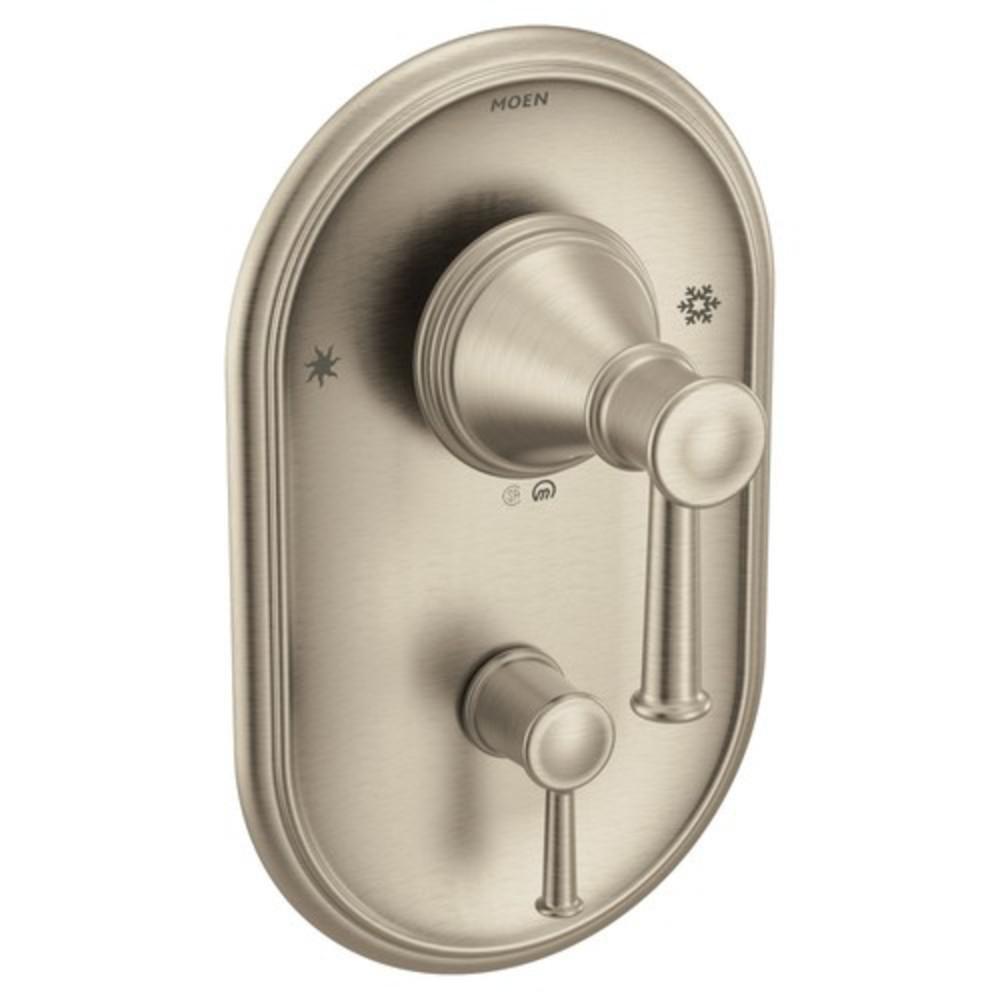 Moen T2310BN Belfield Two Handle Pressure Balancing Valve Trim in Brushed Nickel