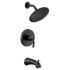 Moen UT2843EPBL Glyde M-CORE 2-Series Eco Performance 1-Handle Tub and Shower Trim Kit in Matte Black (Valve Sold Separately)