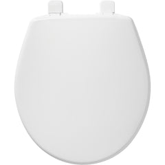 Bemis 730SL 000 Round Hospitality Plastic Toilet Seat - White
