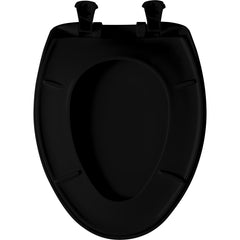 Bemis 1200SLOWT 047 Elongated Plastic Toilet Seat in Black