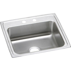 Elkay LRAD2219601 Lustertone Classic Stainless Steel 22 x 19-1/2 in. Single Bowl Drop-in ADA Sink