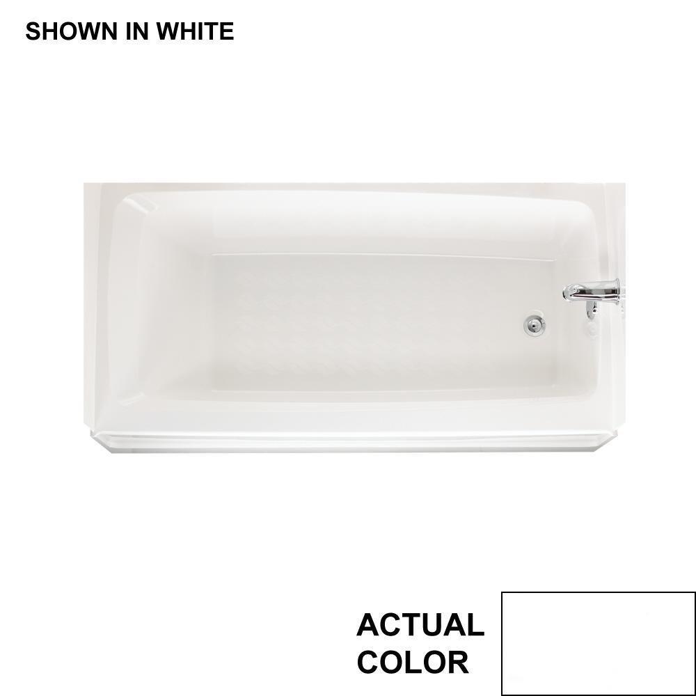 Swan Corporation BT03060RD.010 Veritek® 30 x 60 in. Soaker Alcove Bathtub with Right Drain