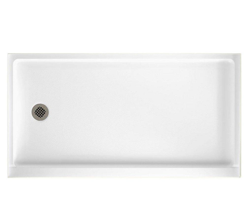 Swan Corporation FR03260RM.010 Veritek® 32 in x 60 in Shower Base with Right Drain