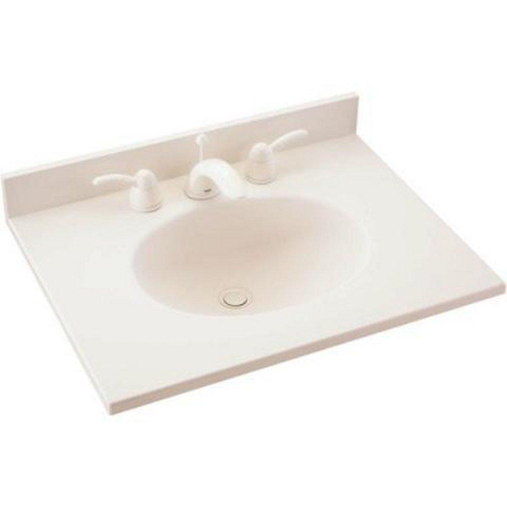 Swan Corporation VT01925.040 19 x 25 in. Single Bowl Vanity Top in Bermuda Sand