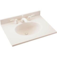 Swan Corporation VT01925.040 19 x 25 in. Single Bowl Vanity Top in Bermuda Sand