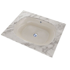 Toto LT481G#12 Maris 20-5/16 x 15-9/16 Oval Undermount Bathroom Sink with CEFIONTECT Sedona Beige