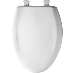 Bemis 1200SLOWT 020 Elongated Plastic Toilet Seat with STA-TITE Seat Fastening System