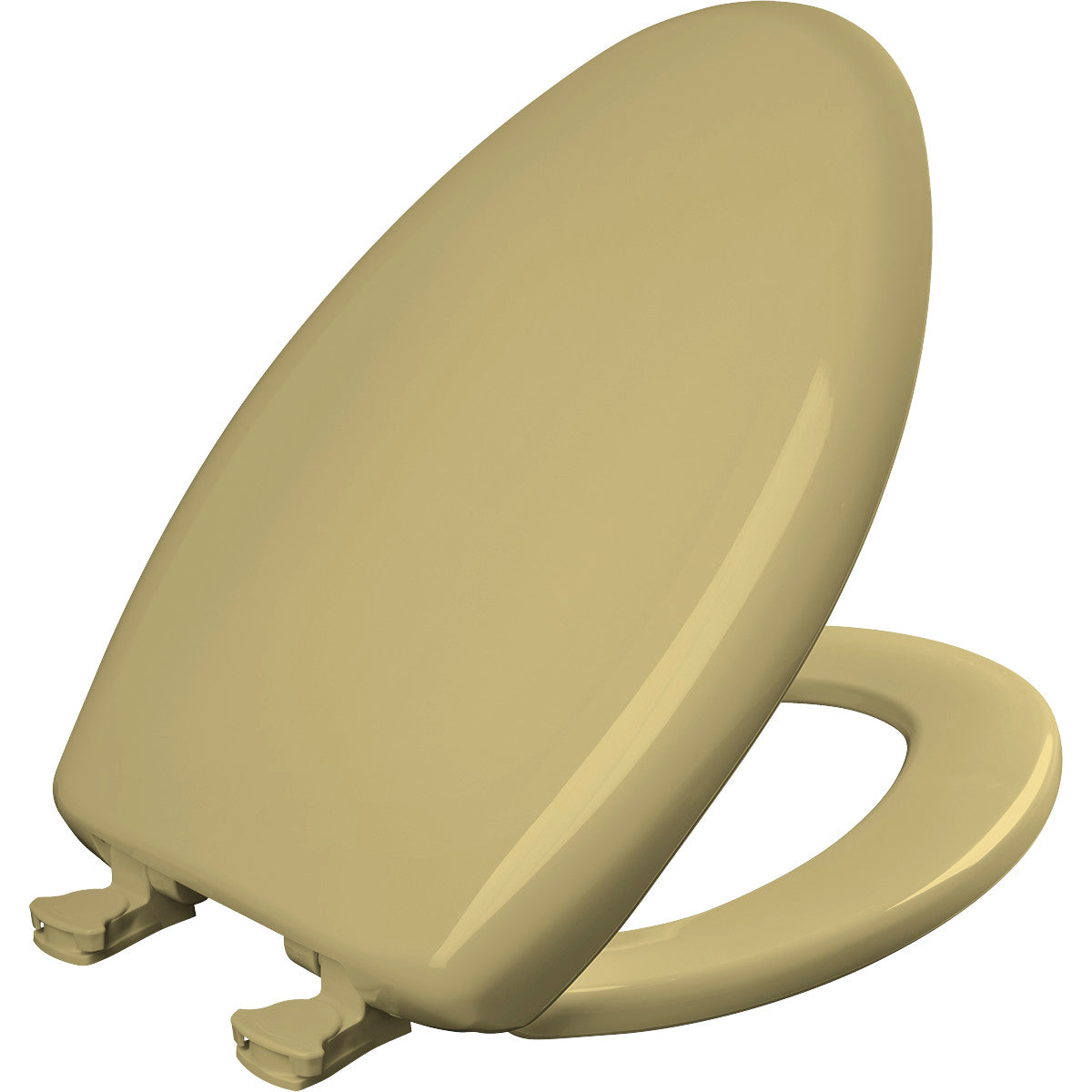 Bemis 1200SLOWT 031 Elongated Plastic Toilet Seat Power (Harvest Gold) Replacement MPN