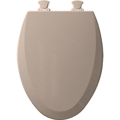 Bemis 1500EC 068 Elongated Closed Front Toilet Seat with Cover in Fawn Beige