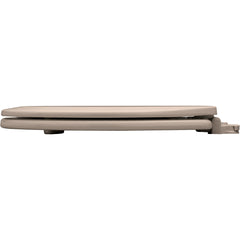 Bemis 1500EC 068 Elongated Closed Front Toilet Seat with Cover in Fawn Beige