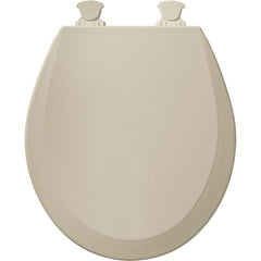 Bemis 500EC 146 Round Enameled Wood Toilet Seat 16.875 X 14.375