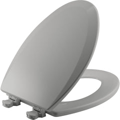 Bemis 1500EC 162 Elongated Closed Front Toilet Seat with Cover in Silver