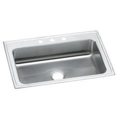 Elkay PSRS33223 Celebrity Stainless Steel 33 x 22 x 7-1/4, Single Bowl Drop-in Sink