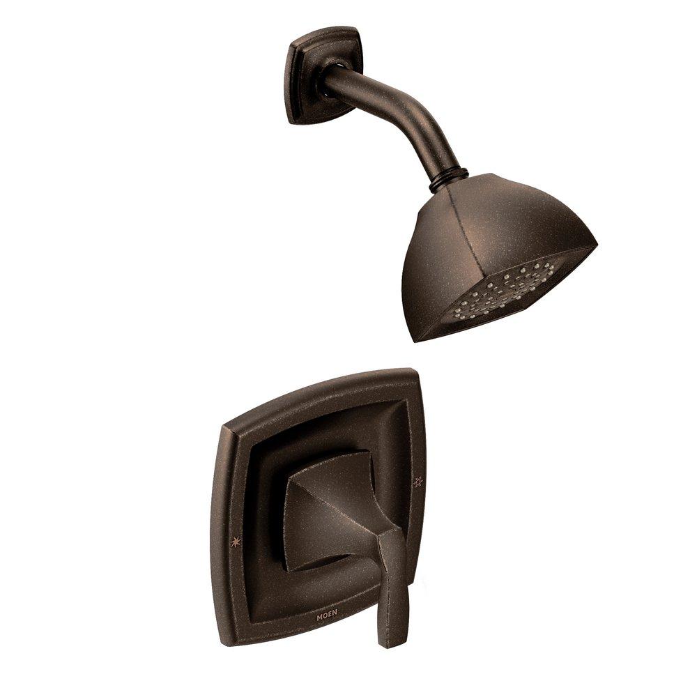 Moen T2692EPORB Voss One Handle Single Function Shower Faucet in Oil Rubbed Bronze (Trim Only)