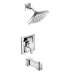 Moen TS2713EP 90 Degree One Handle Single Function Bathtub & Shower Faucet in Chrome (Trim Only)