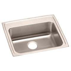 Elkay LRAD2219550 Lustertone Classic Stainless Steel 22 x 19-1/2 Drop-in ADA Sink