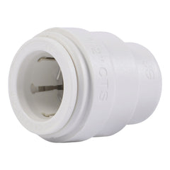 John Guest PSEI4620 Fairview 1/2 in. CTS Polysulphone Bulk End Cap in White