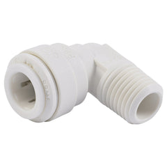 John Guest PP481222W 3/8 x 1/4 in. FNPT Fixed Reducing Polypropylene and EPDM 90 Degree Bulk Elbow