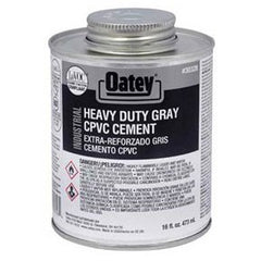 Oatey 30329 32 Oz CPVC-PVC Gray Industrial Cement EP42