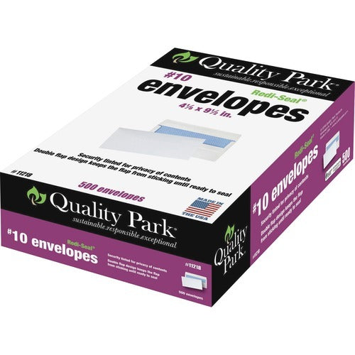 QUALITY PARK Quality Park QUA11218 No. 10 Security Envelope 500 Box