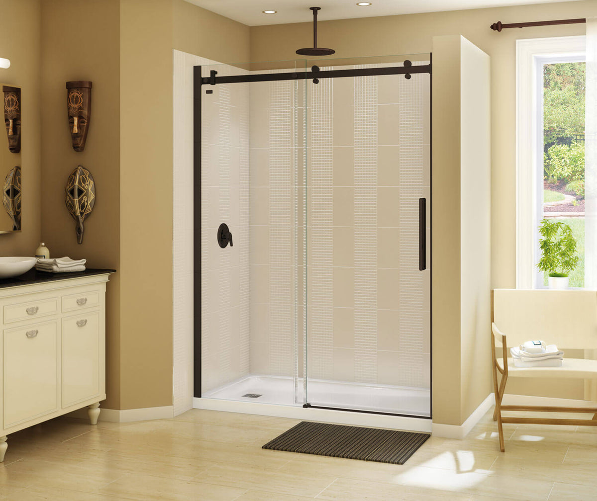 MAAX 138997-900-173-000 DOOR 138997-900-173-000 SHWR CLEAR GLASS/DARK BRNZ FRAME