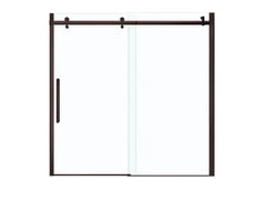 MAAX 139398-900-173-000 DOOR TUB CLEAR GLASS/DARK BRNZ FRAME