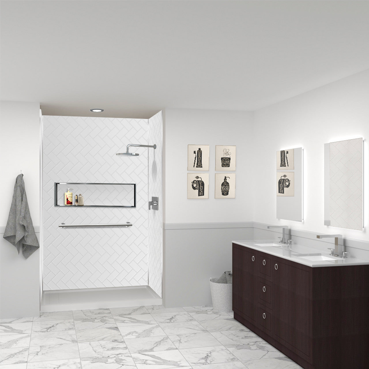 JIANGSU FASHION COMPOSITE S&T PWK603696-431 SHOWER FLOORS