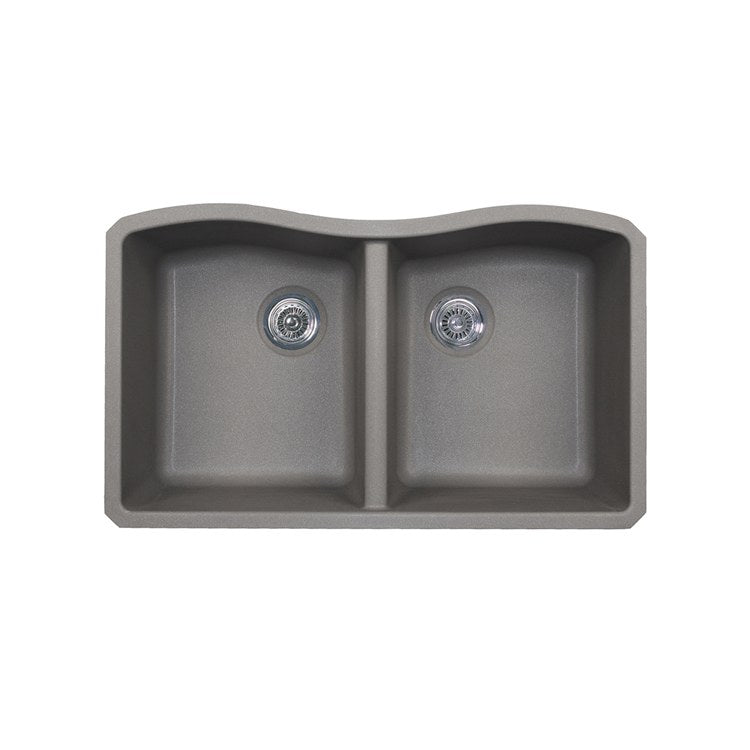 Swan QU03322ED.173 SINK 33X22 DBL BWL QUED-3322