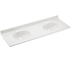 Swan VT022612B.010 Vanity Top 22X61 Dbl Bwl