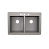 Swan QZ03322SQ.173 SINK 33X22 DBL BWL QZSQ-3322 QZ03322SQ.173