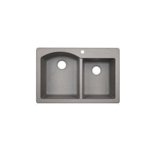 Swan QZ03322DB.173 Sink 33X22 1HL Dbl Bwl