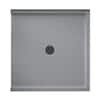 SWAN SURFACES SF03738MD.042 BASE 37X38 SHWR STS-3738 GRAY GRANITE