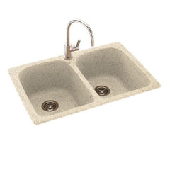 Swan Surfaces KS02233LB.050 Sink 33X22 1HL Dbl Bwl KSLB-3322