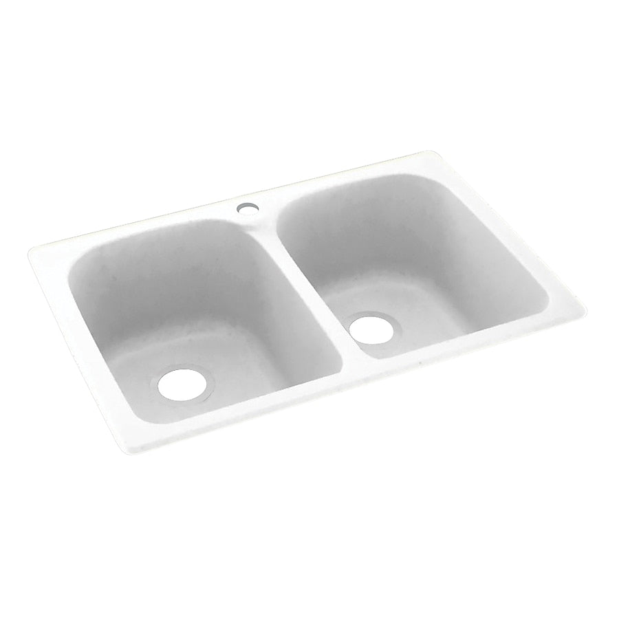 Swan surfaces KS02233LB.010 Sink 33x22 1HL Dbl Bwl