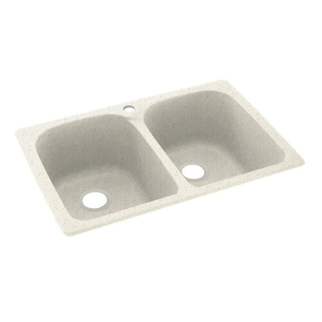 Swan Surfaces KS02233LB.058 Sink 33X22 1HL Dbl Bwl KSLB-3322