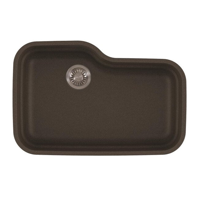 FRANKE FRANKE ORG110MOC Sink 31x20 Mocha Single Bowl Orca Granite