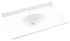 Swan VT02249.035 Vanity Top 22X49 Single Bowl Arctic Granite