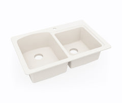 SWAN SURFACES KS03322DB.061 SINK 33X22 1HL DBL BWL KSDB-3322