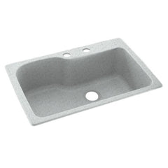 SWAN SURFACES KS03322SB.053 SINK 33X22 1HL SGL BWL KSSB-3322 THAHITI GRAY