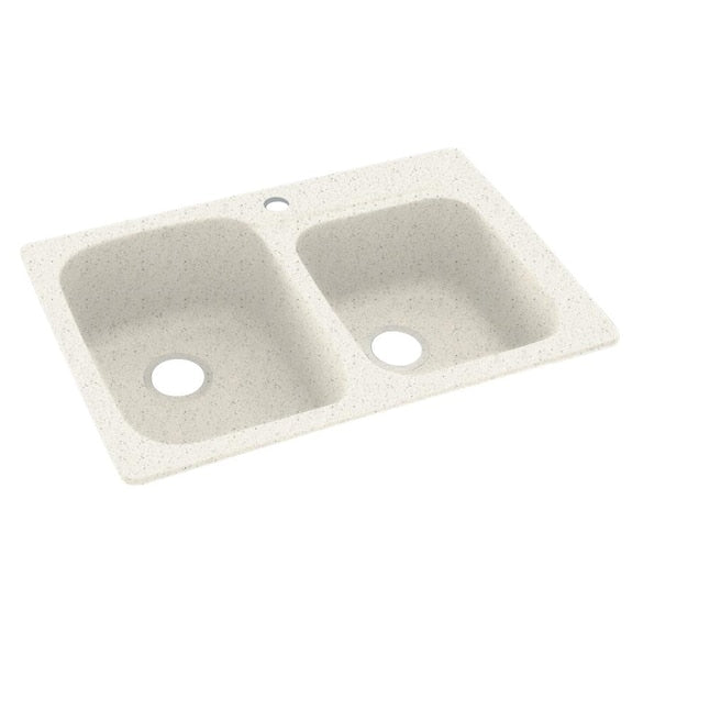 Swan Surfaces KS03322DB.058 SINK 33X22 1HL DBL BWL KSDB-3322 TAHITI MATRIX