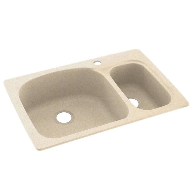 Swan surfaces KS03322LS.051 Sink 33X22 1HL DBL BWL KSLS-3322 Tahiti Sand