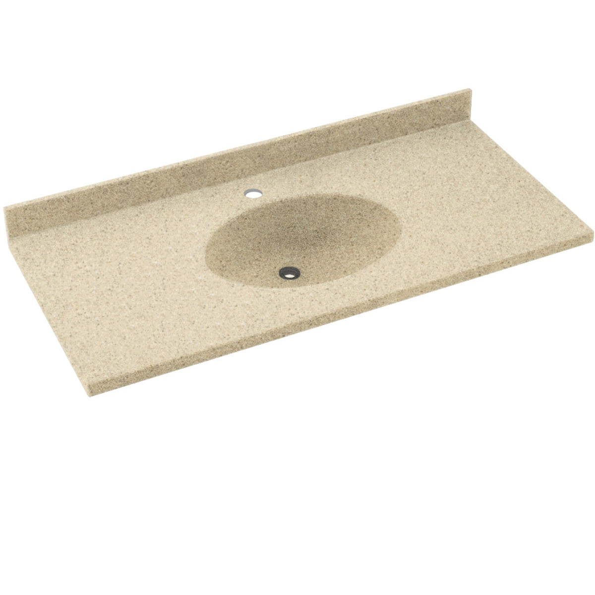 Swan CH1B2237BL Vanity Top 22-1/2 X 37 Bermuda Sand Single Bowl