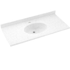 Swan CH02237.035 Vanity Top 22-1/2X37 Arctic Gran Sgl Bwl