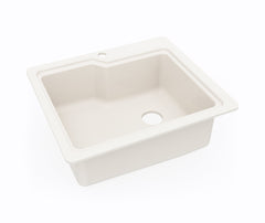 Swan Corporation KS02522SB.018 25 x 22 in. 1 Hole Composite Single Bowl Drop-in Kitchen Sink