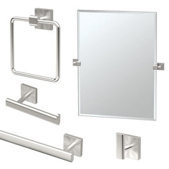 Gatco KA-ELE-5-SN Bath Accessory Kit Elevate