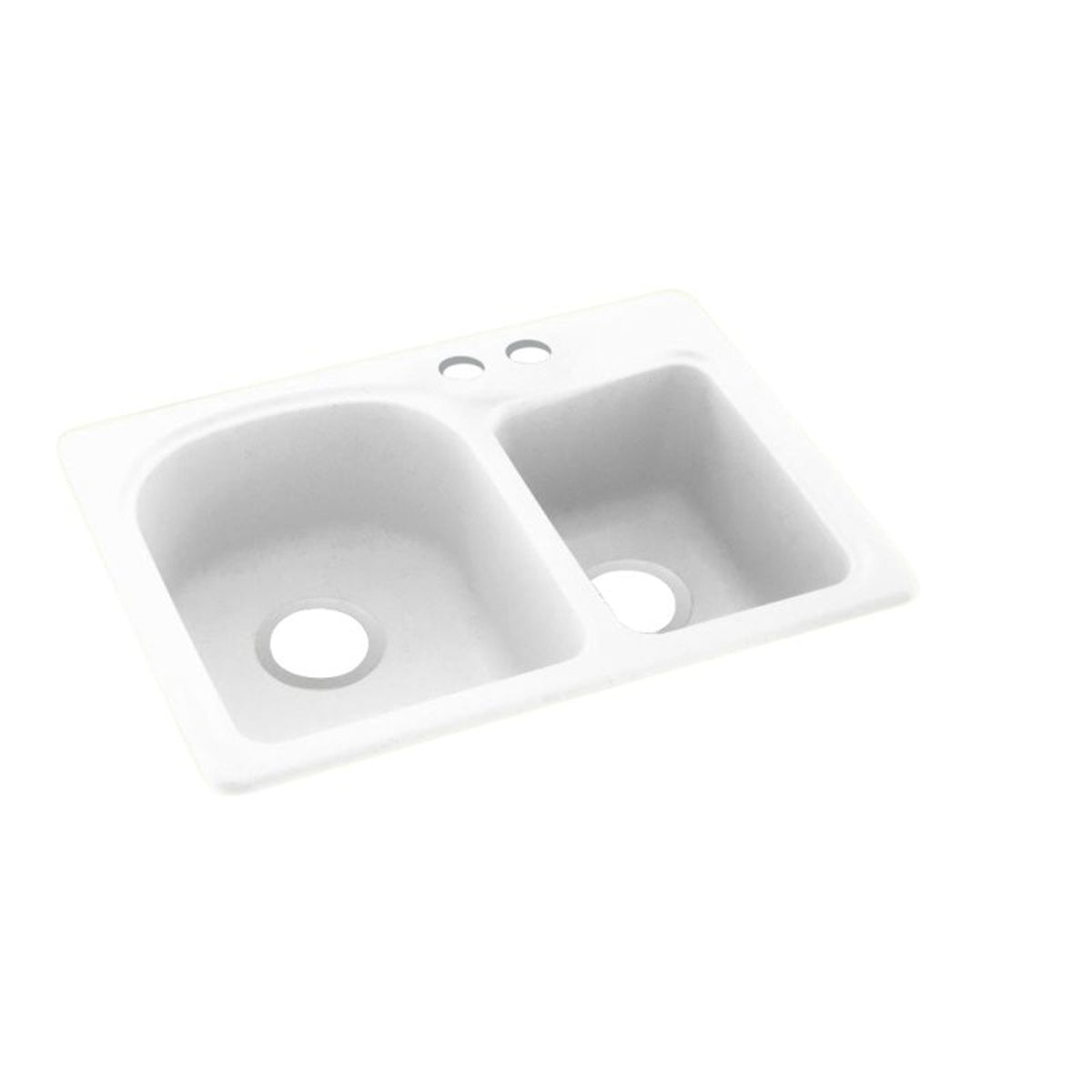 Swan Surfaces KS02518DB.010 SINK 25X18 1HL DBL BWL