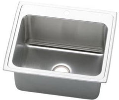 Elkay PLA2522123 Pursuit Stainless Steel 25 x 22 x 12-1/8 Single Bowl Drop-in Laundry Sink