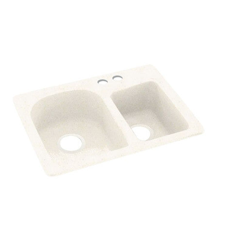 Swan Surfaces KS02518DB.168 Sink 25X18 1HL Dbl Bwl