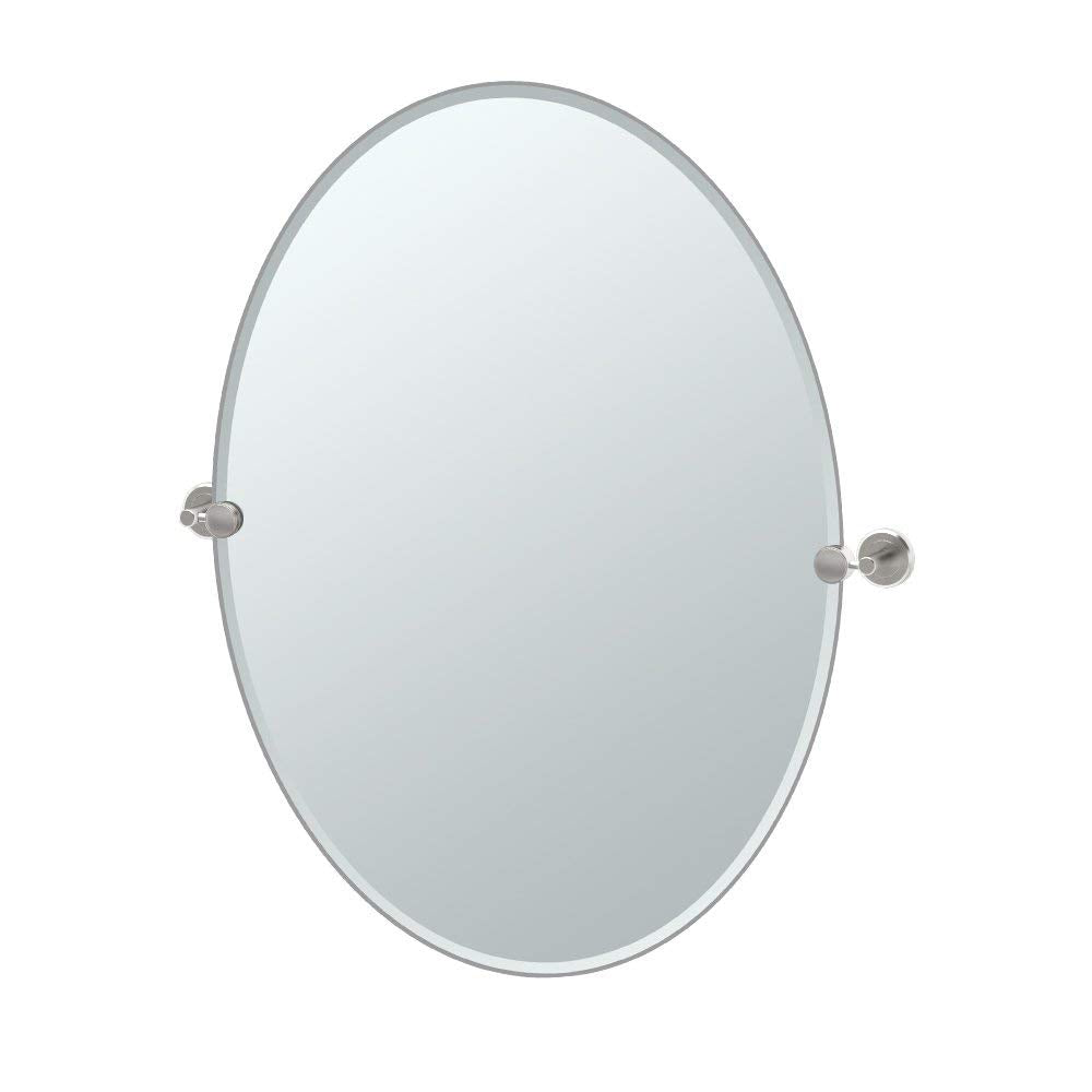 GATCO 4299LG MIRROR 24X32 OVAL LARGE PIVOTING FRAMELESS
